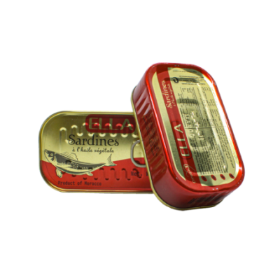 Ella Canned Sardine The Best Sardines From Morocco With Vegetable Oil Tin Weight125g We Provide The Best Wholesale Prices