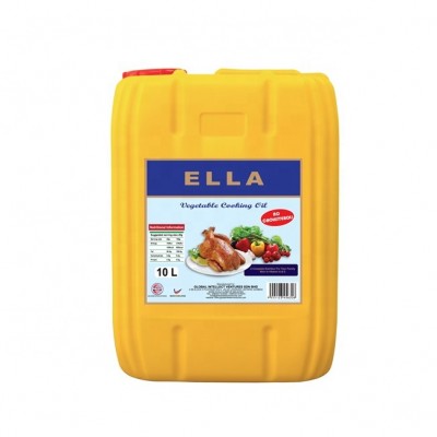 10L ELLA VEGETABLE COOKING OIL  / BEST QUALITY MALAYSIA /CP6/CP8/CP10 (ENGLISH LABEL )